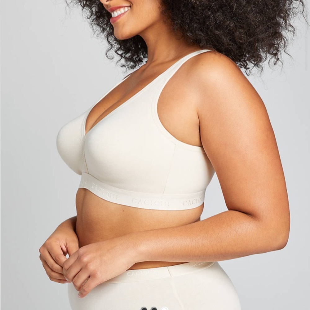 Cacique cotton unwired bra-42C